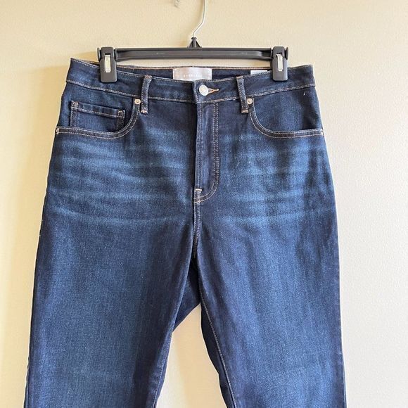 EVERLANE THE CURVY HIGH RISE SKINNY JEANS WOMENS SIZE 30 CROP DARK WASH DENIM - Picture 2 of 8